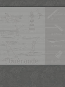 Geschirrtuch  Marais Salants  Grau