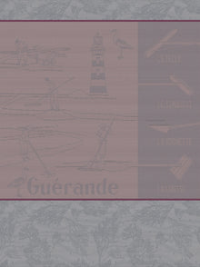 Geschirrtuch  Marais Salants  Rosé
