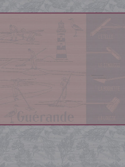 Tea towel – Marais Salants – rosé