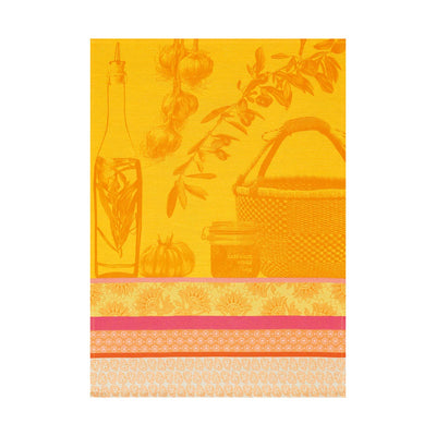 Tea towel – Saveurs de Provence – yellow
