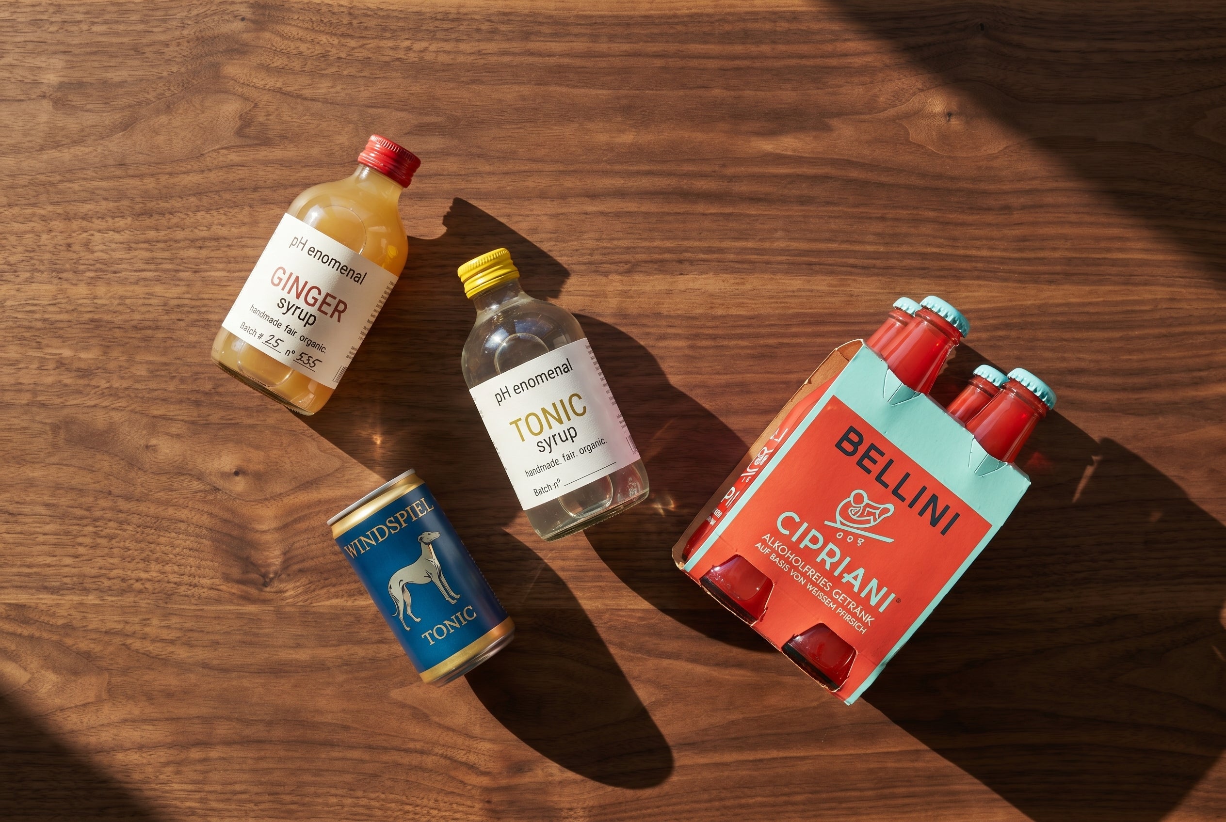 Filler – Tonic Water, Ginger Beer, Bitter Lemon