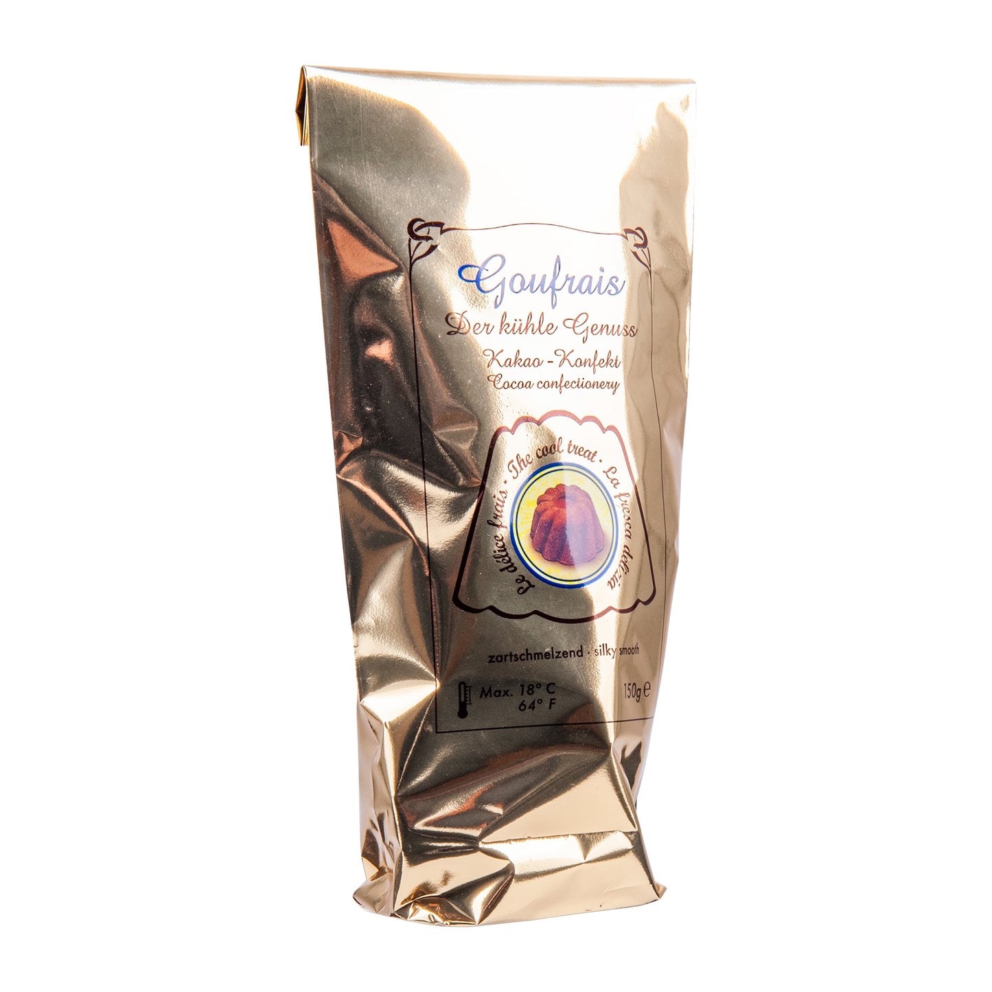 Goufrais  Kakao Konfekt  Gold Beutel  150g