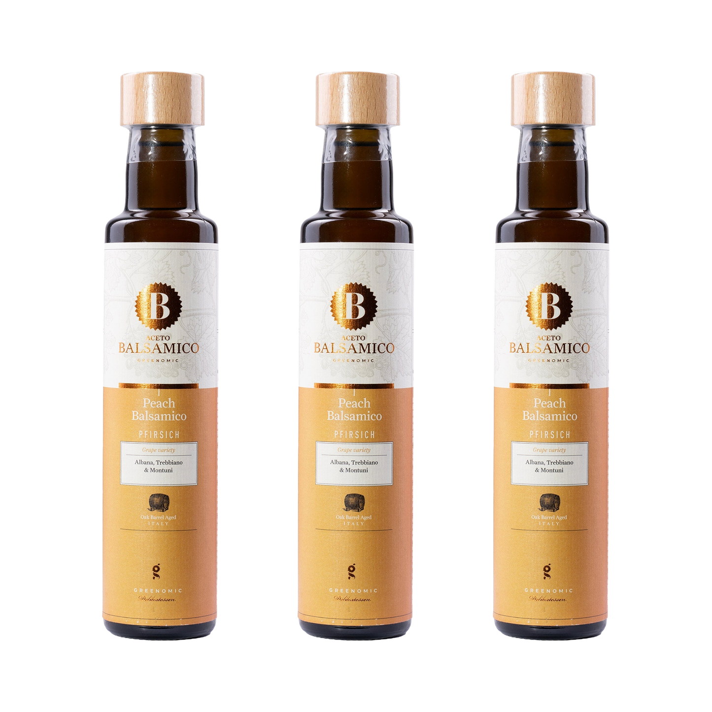 Pfirsich Balsamico — 3× 250 ml