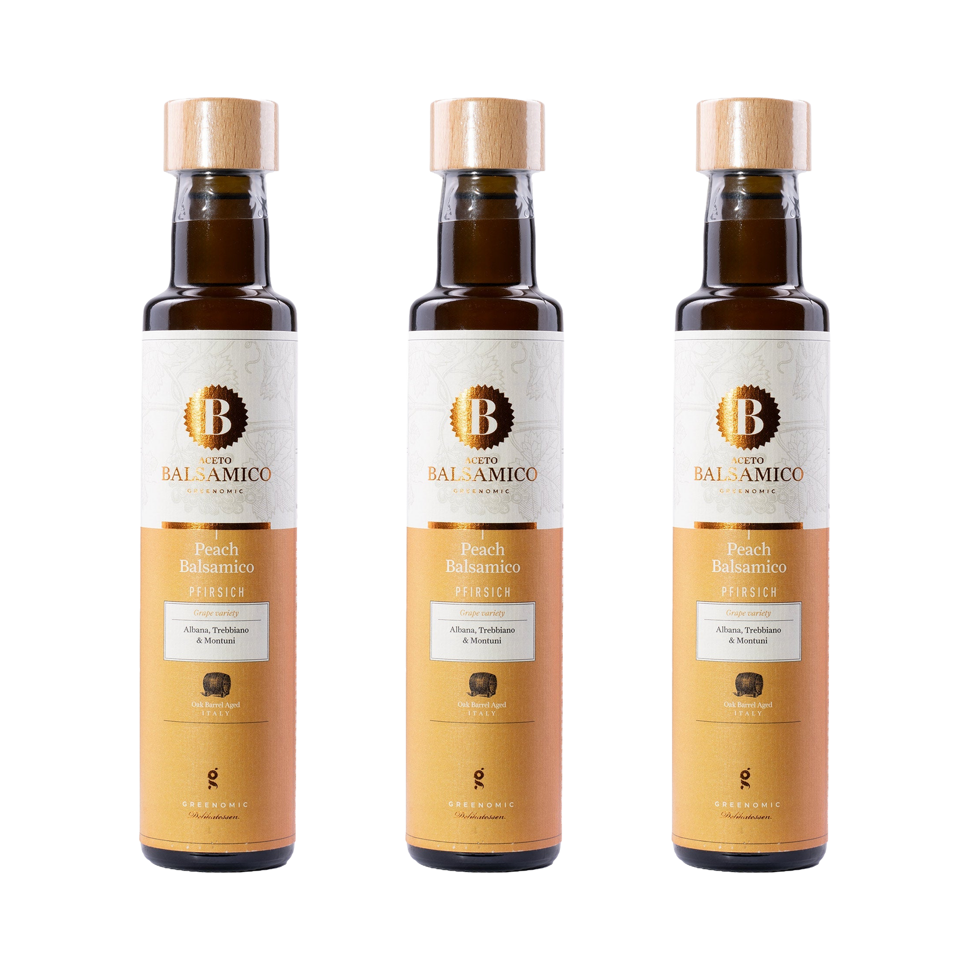 Pfirsich Balsamico — 3× 250 ml