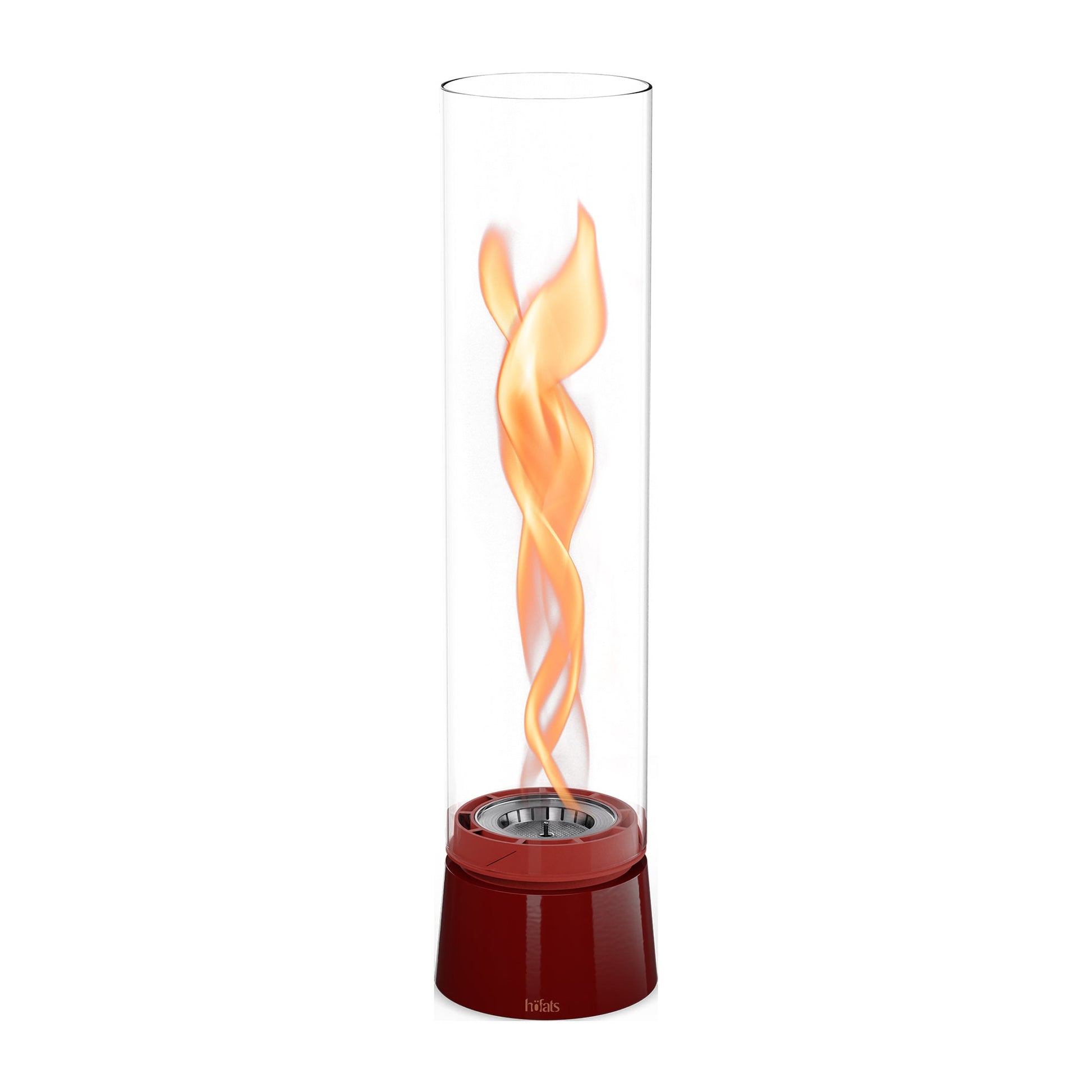 höfats  SPIN air 1200  Tischfeuer  Emaille Rot