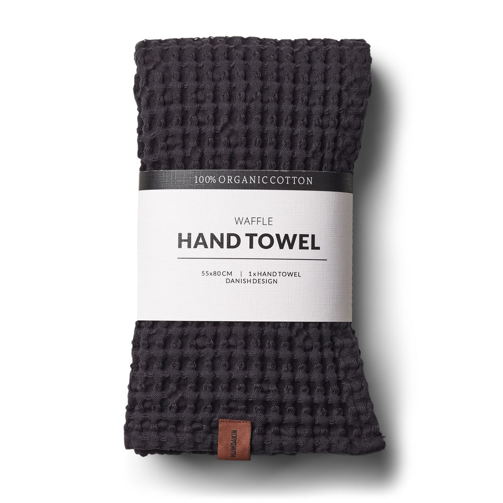 Humdakin  Waffelhandtuch coal