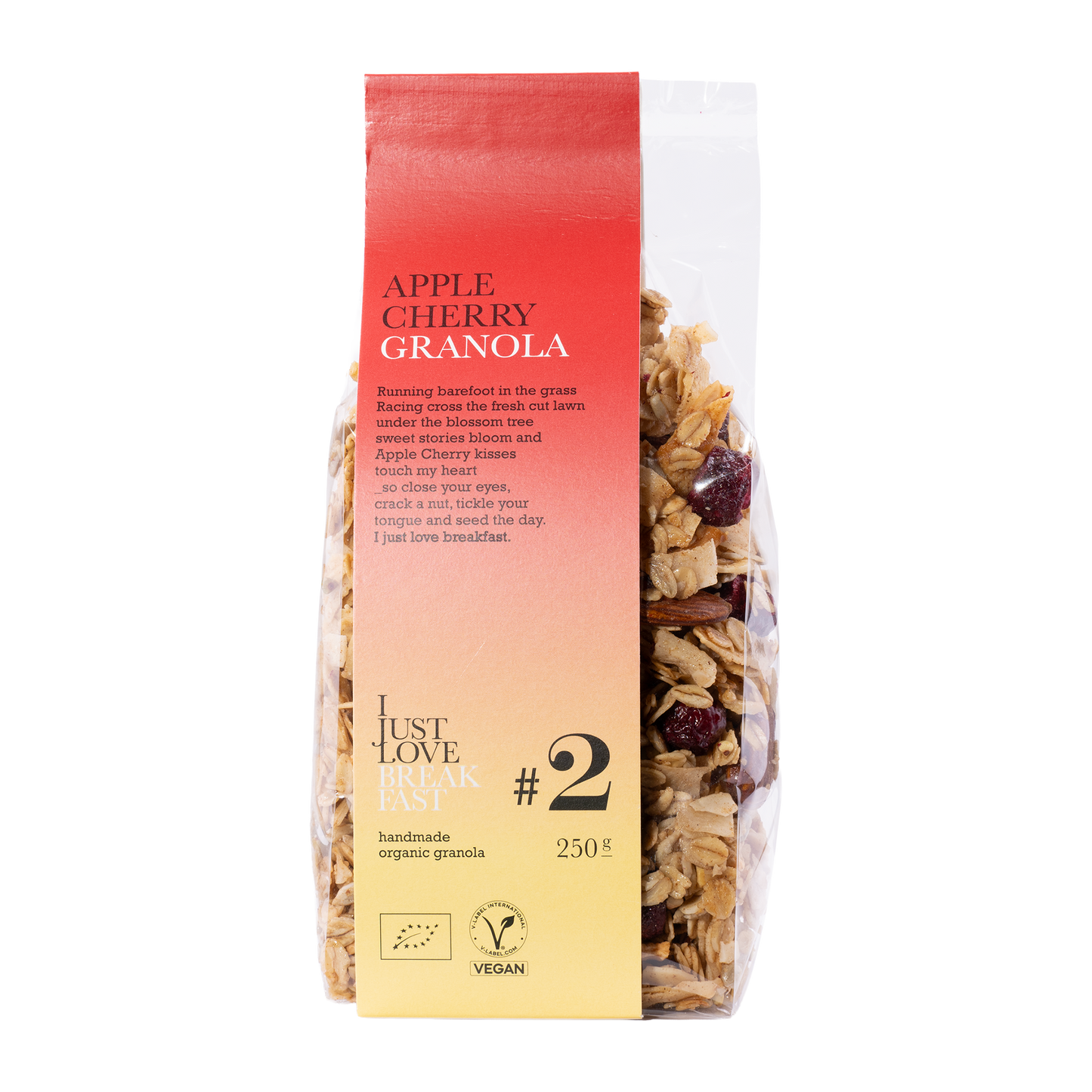 I just love breakfast #2 Granola Apfel Kirsch