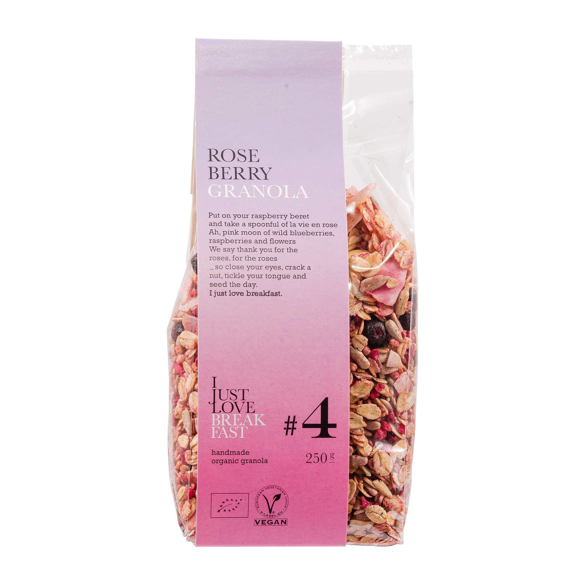 I just love breakfast  #4 Granola Rose Berry