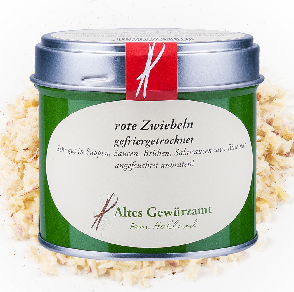 Ingo Holland  rote Zwiebeln gefriergetrocknet  15g