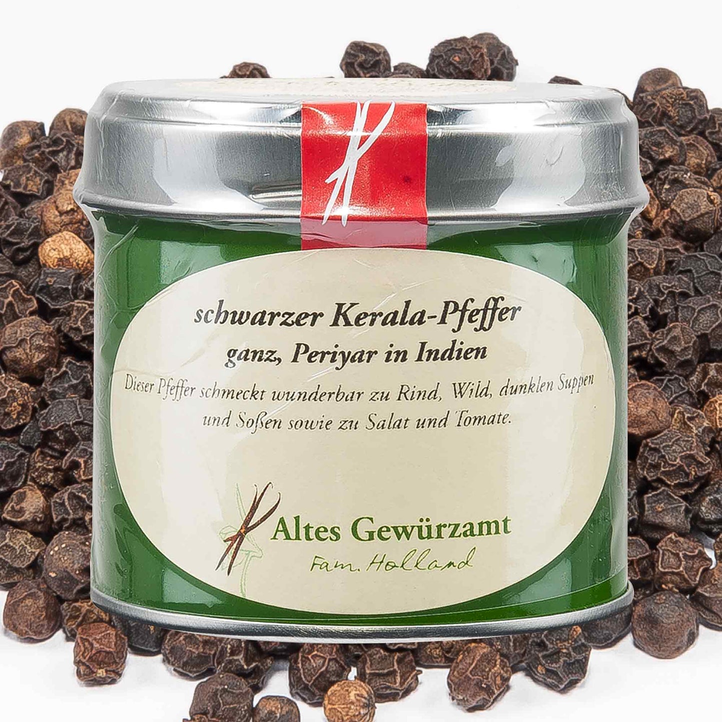 Ingo Holland  schwarzer Kerala Pfeffer  70g