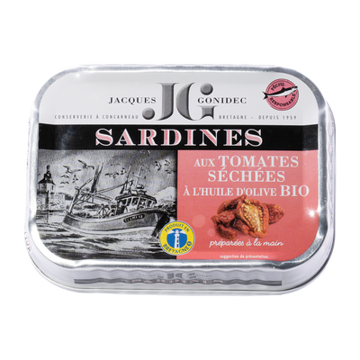 Sardinen mit getrockneten Tomaten