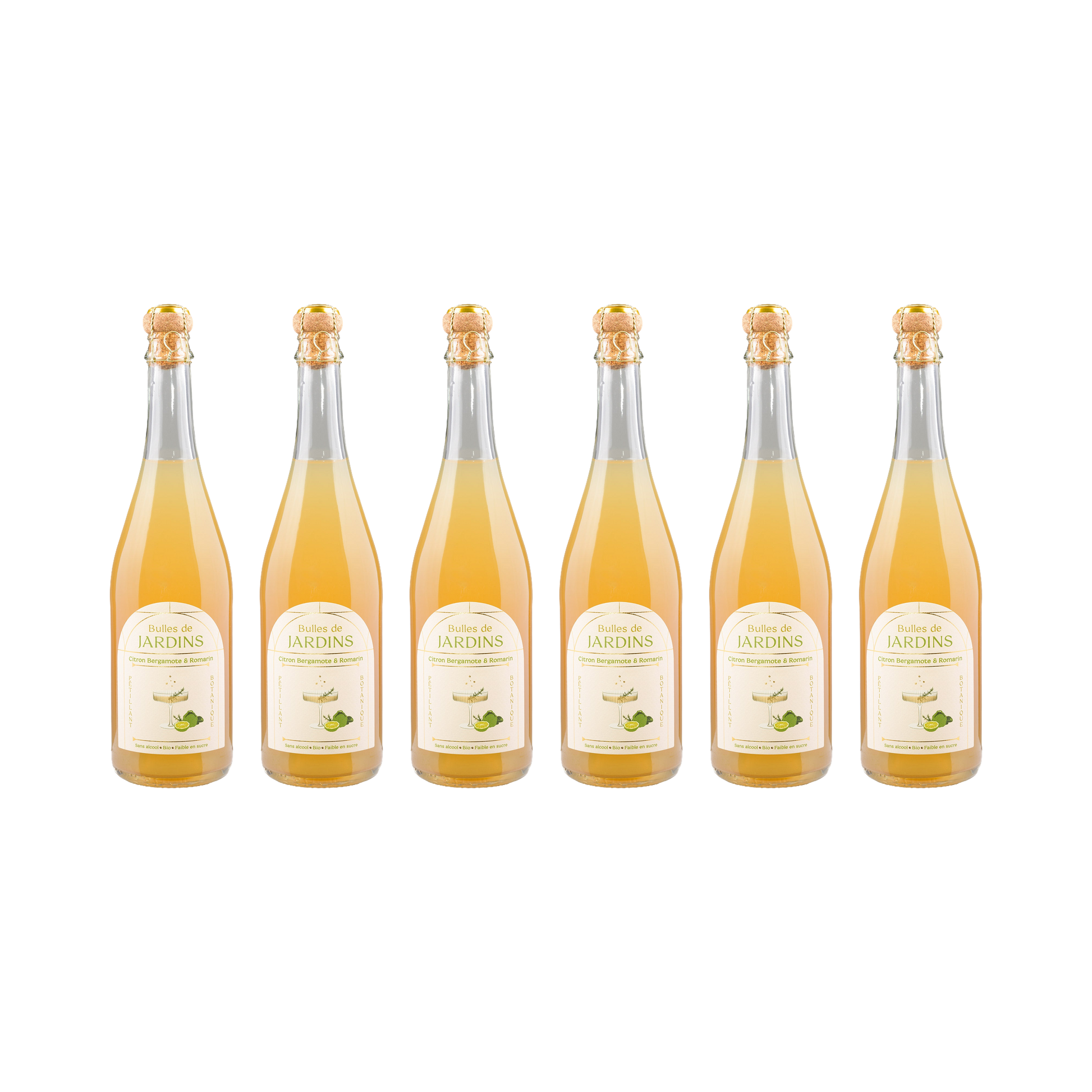 Bergamotte Rosmarin Sparkling alkoholfrei — 6× 700 ml