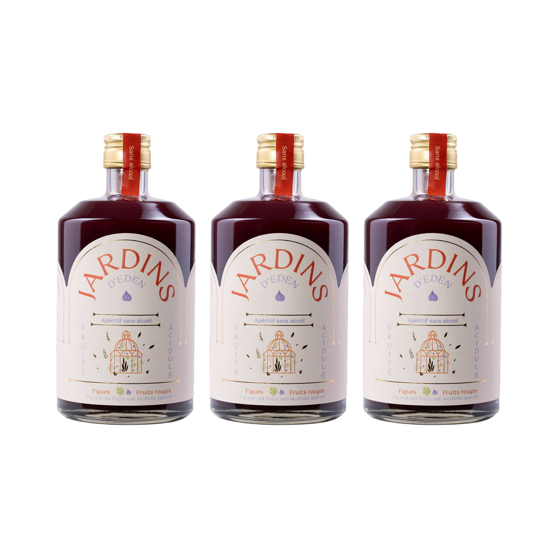 D'Eden – Feige & rote Beeren – 700ml — 3× 700 ml