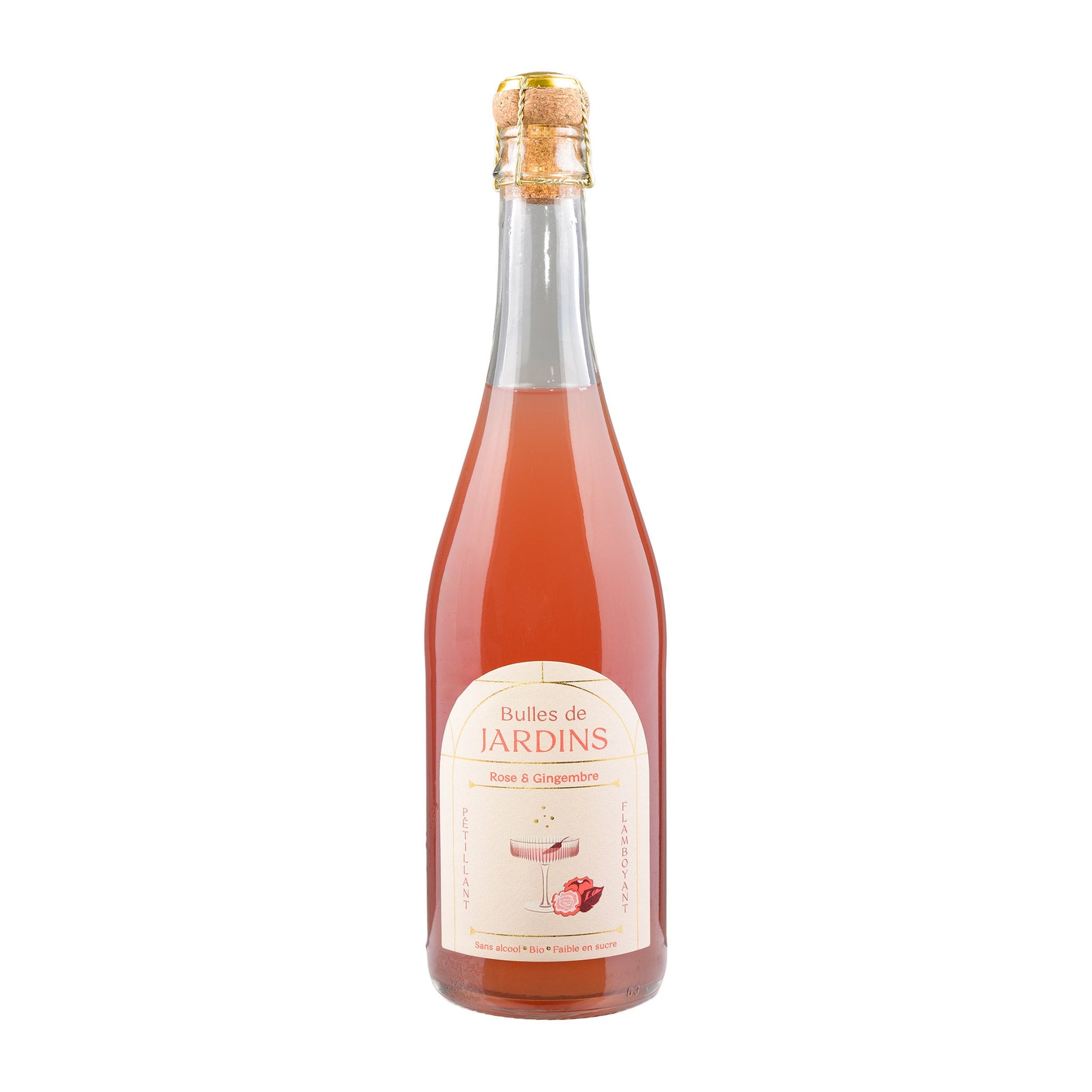 Jardins  Rose Ingwer Sparkling alkoholfrei