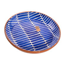Keramikschale groß  dash blue