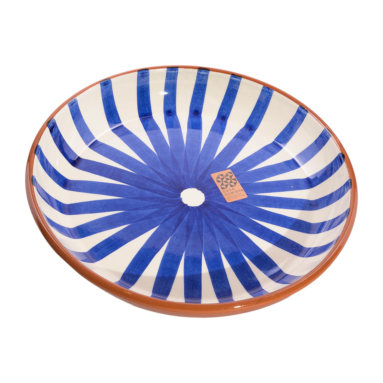 Keramikschale groß  ray blue