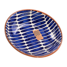 Keramikschale mittel  dash blue
