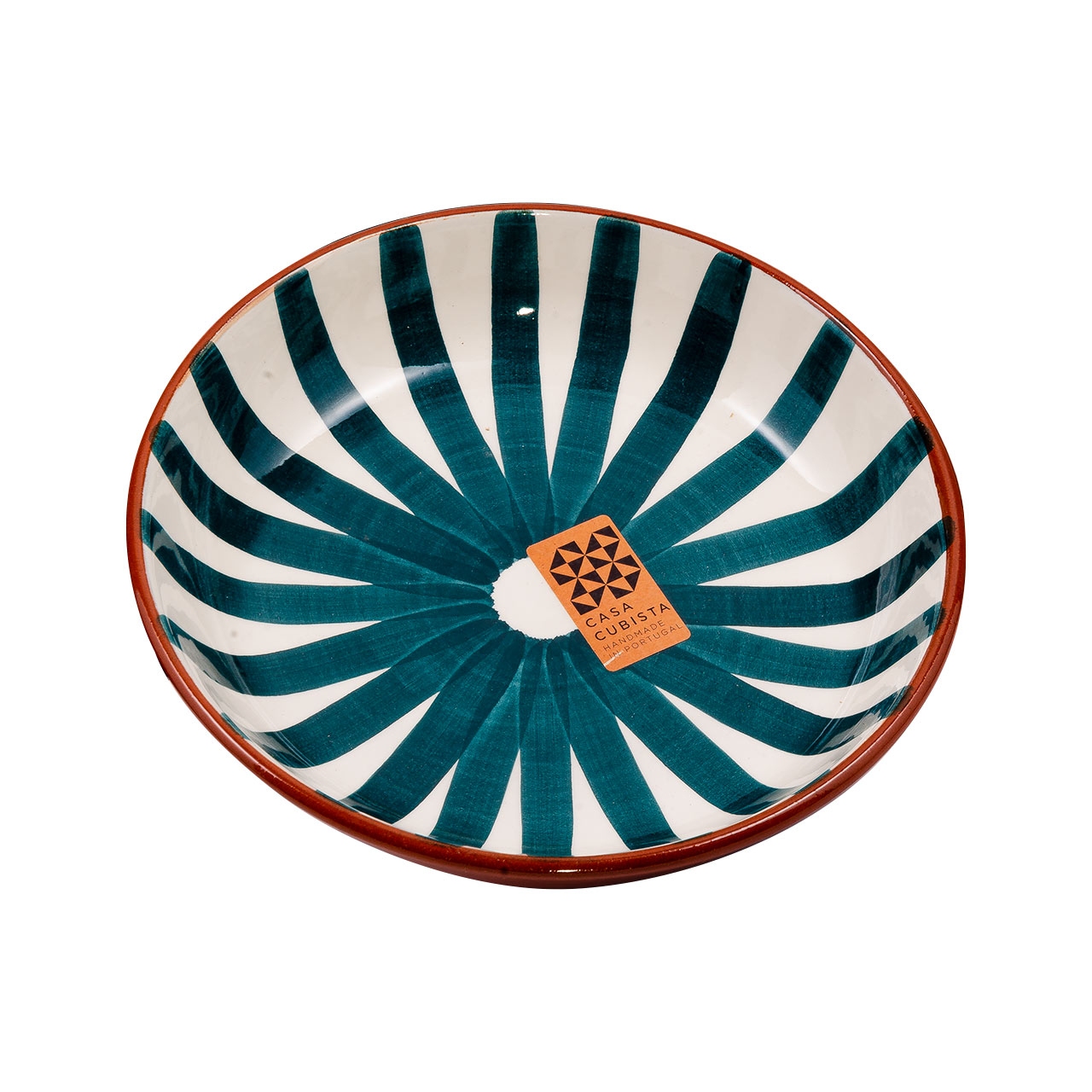 Keramikschale mittel  ray teal