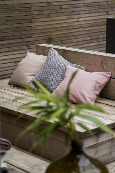 Wool Blanket Chevron – Nude