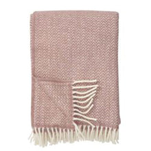 Klippan  Wolldecke Chevron  nude