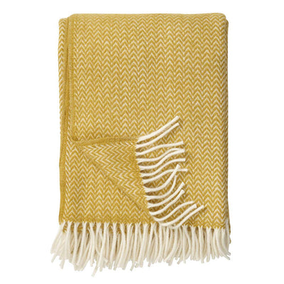 Wool Blanket Chevron – yellow