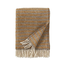 Klippan  Wolldecke Curve  créme caramel