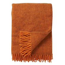 Klippan  Wolldecke Gotland  orange