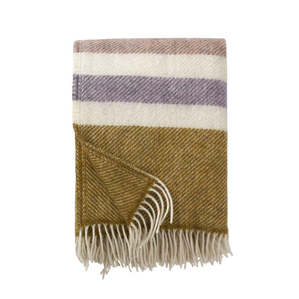 Klippan  Wolldecke Gotland Stripe  pastell