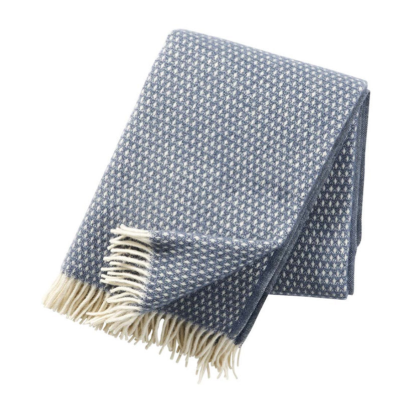 Klippan  Wolldecke Knut  smokey blue