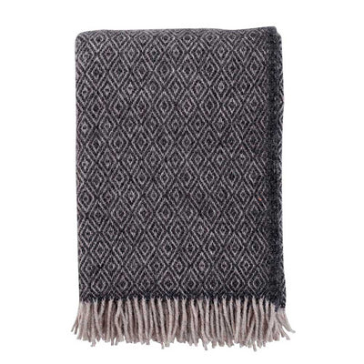 Wool blanket Stella – coke grey