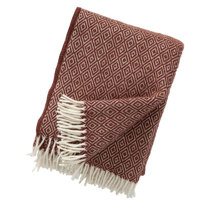 Wool blanket Stella - rust