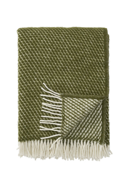 Wolldecke Velvet – avocado