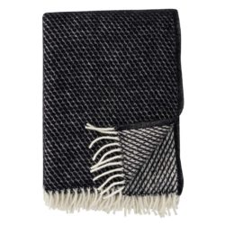 Wool blanket Velvet – black