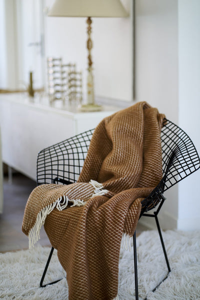 Wolldecke Velvet – black