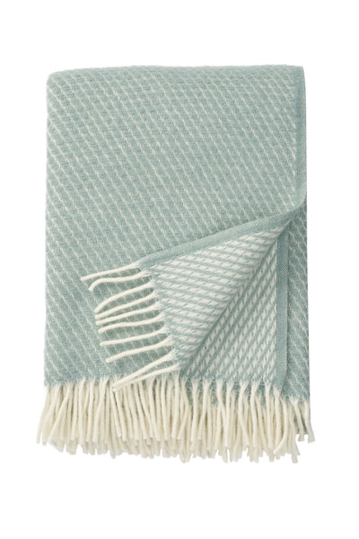 Wolldecke Velvet – duck egg blue