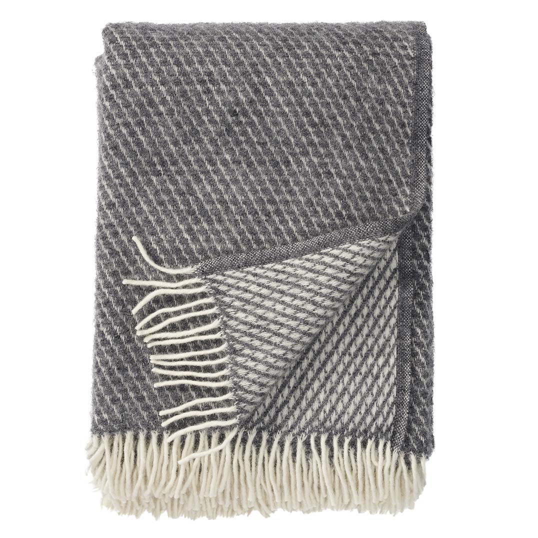 Klippan  Wolldecke Velvet  grey