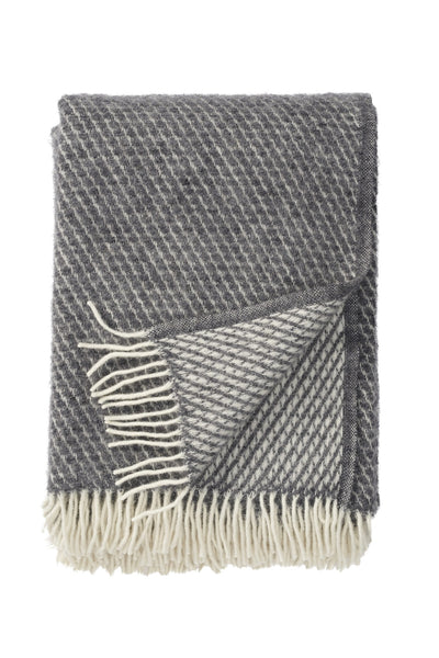 Wolldecke Velvet – grey
