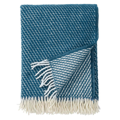 Wool blanket Velvet – petrol