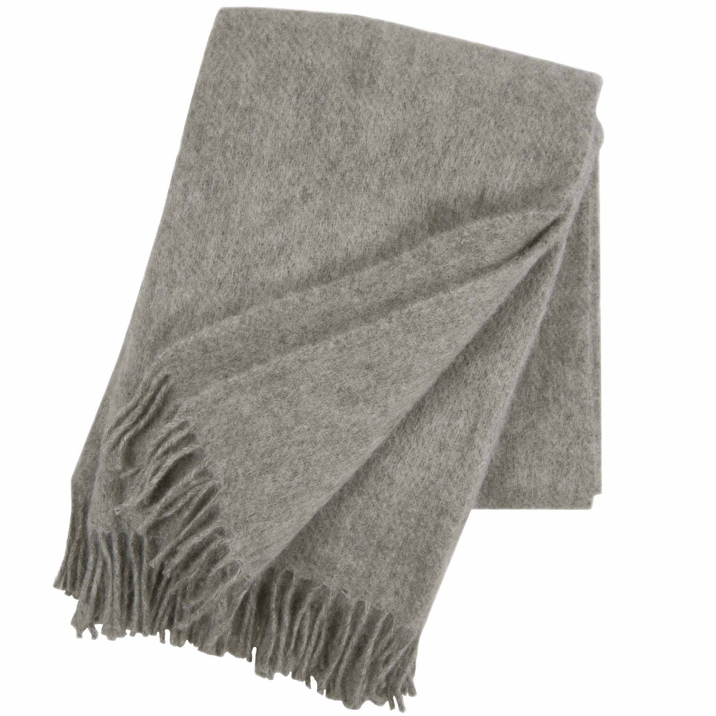Klippan  Wolldecke Gotland  natural grey