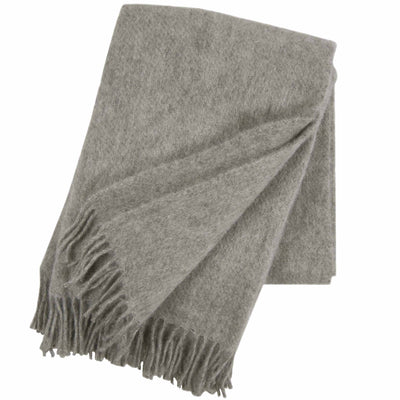 Wolldecke Gotland – natural grey