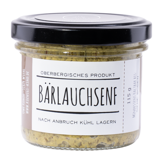 Königskind Bärlauchsenf
