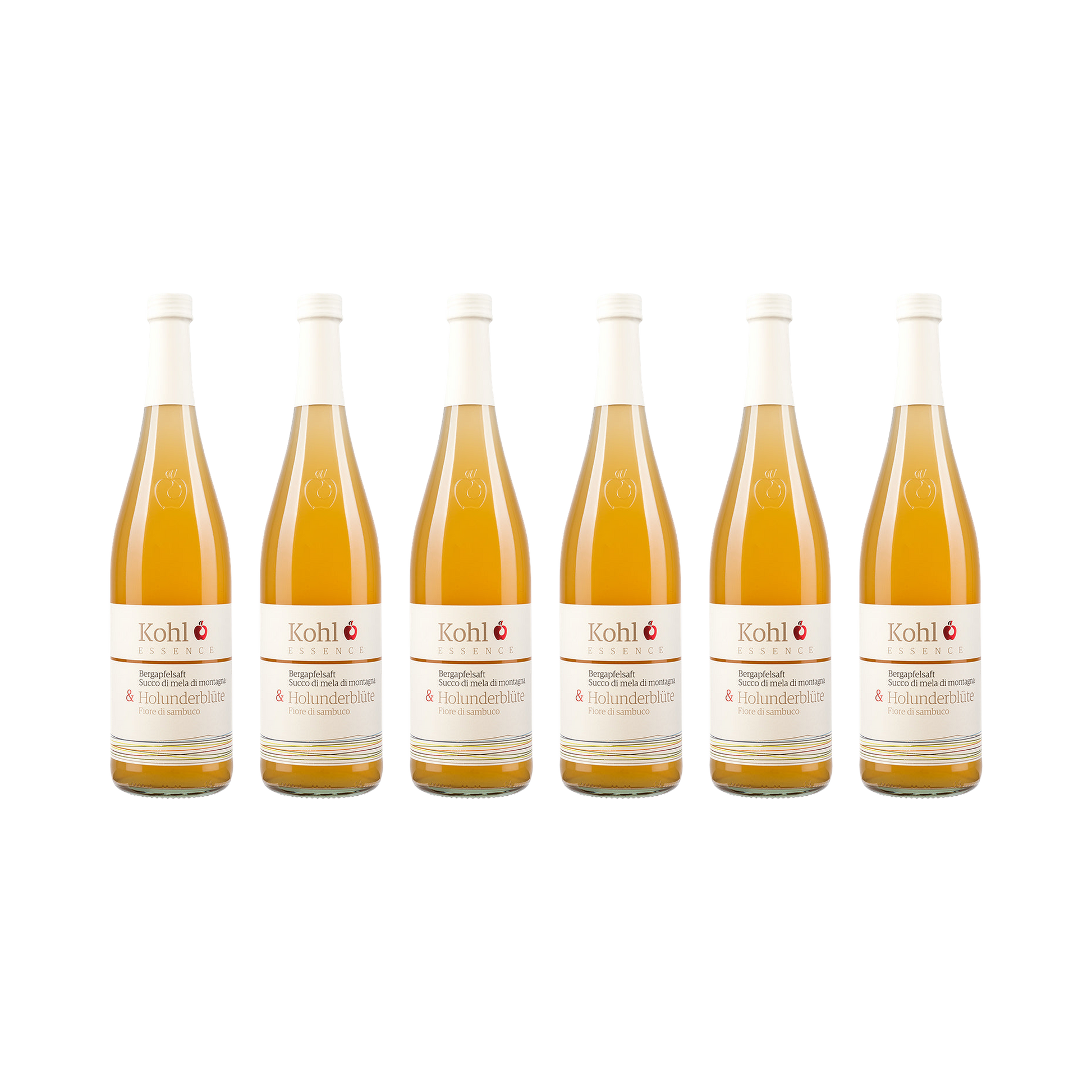 Apfelsaft mit Holunderblüte — 6× 750 ml