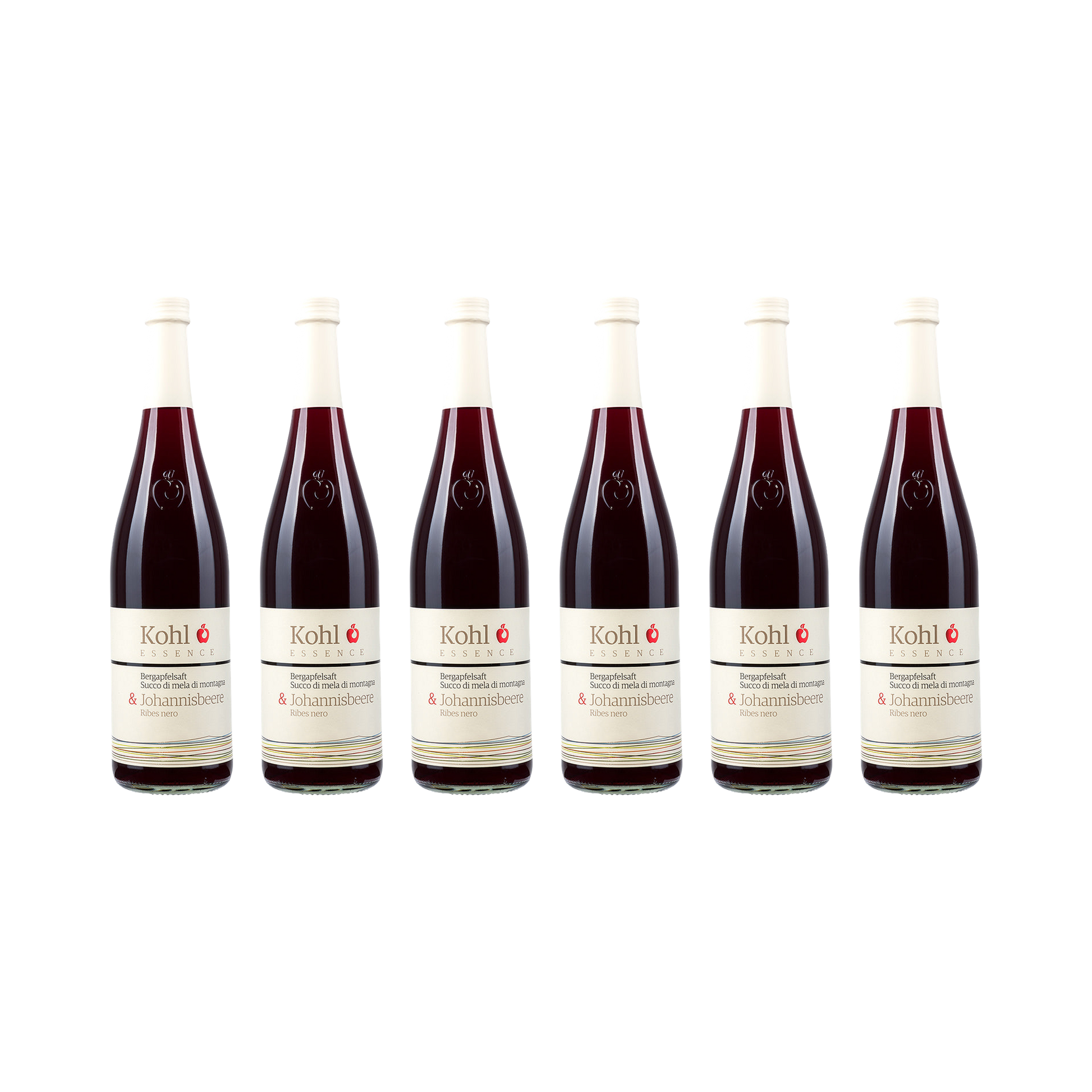 Apfelsaft mit Johannisbeere — 6× 750 ml