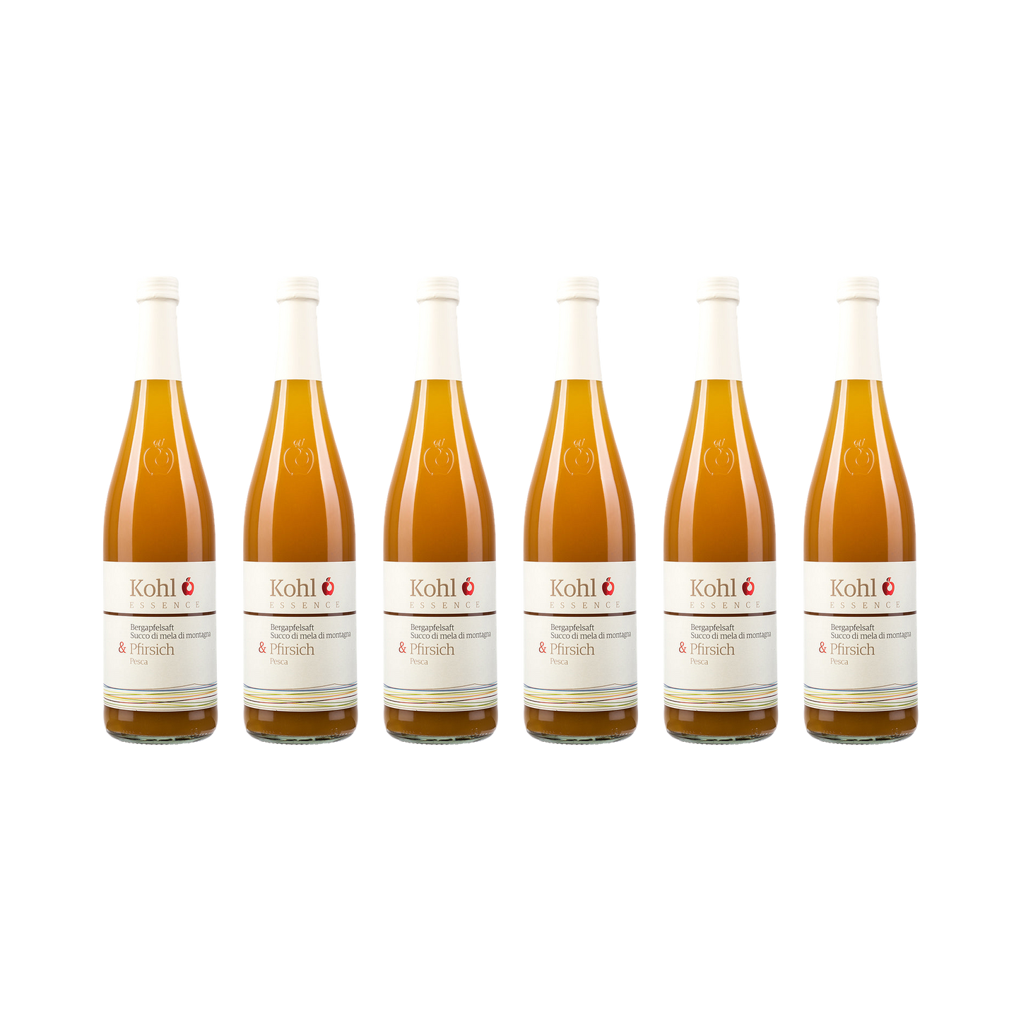 Apfelsaft mit Pfirsich — 6× 750 ml