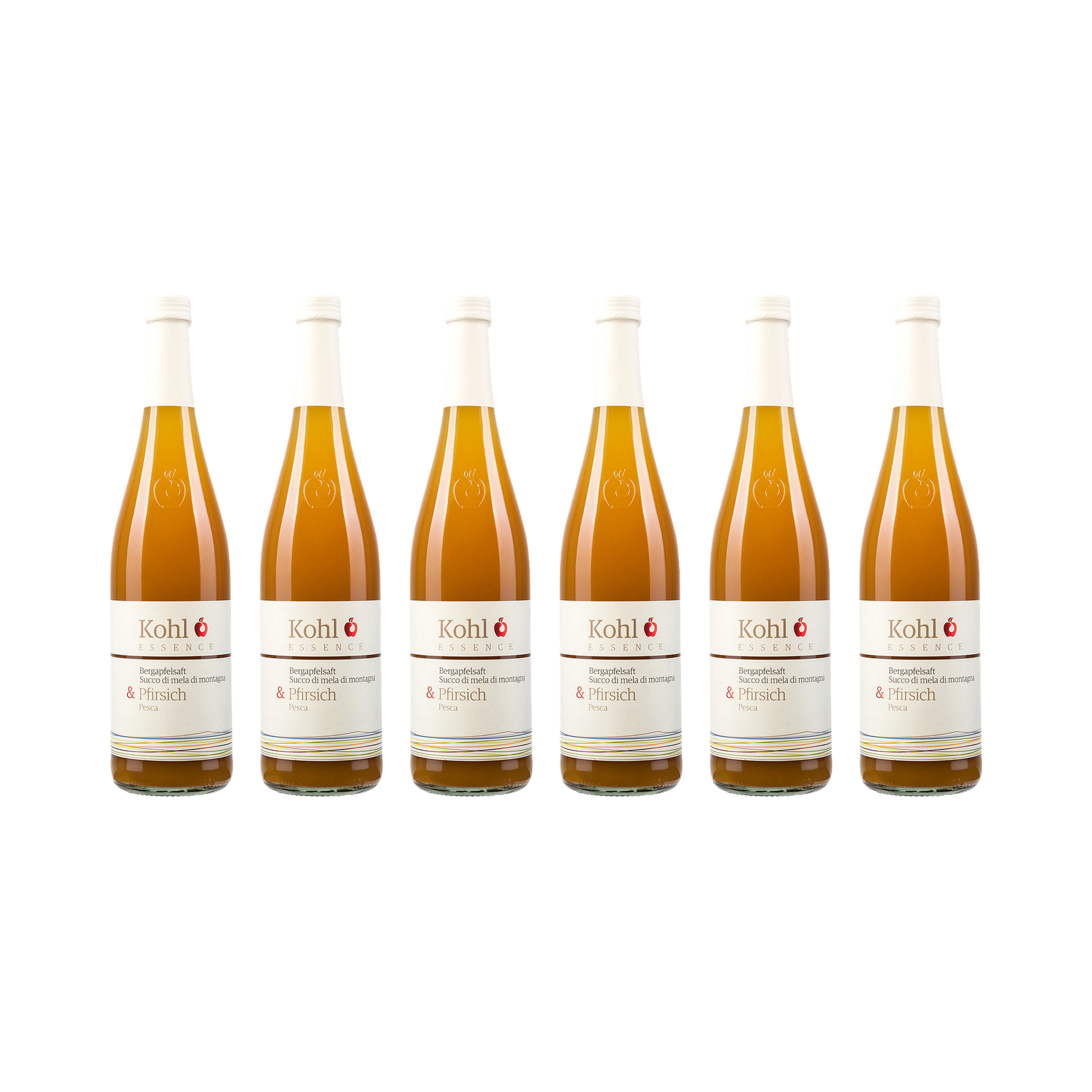 Apfelsaft mit Pfirsich — 6× 750 ml