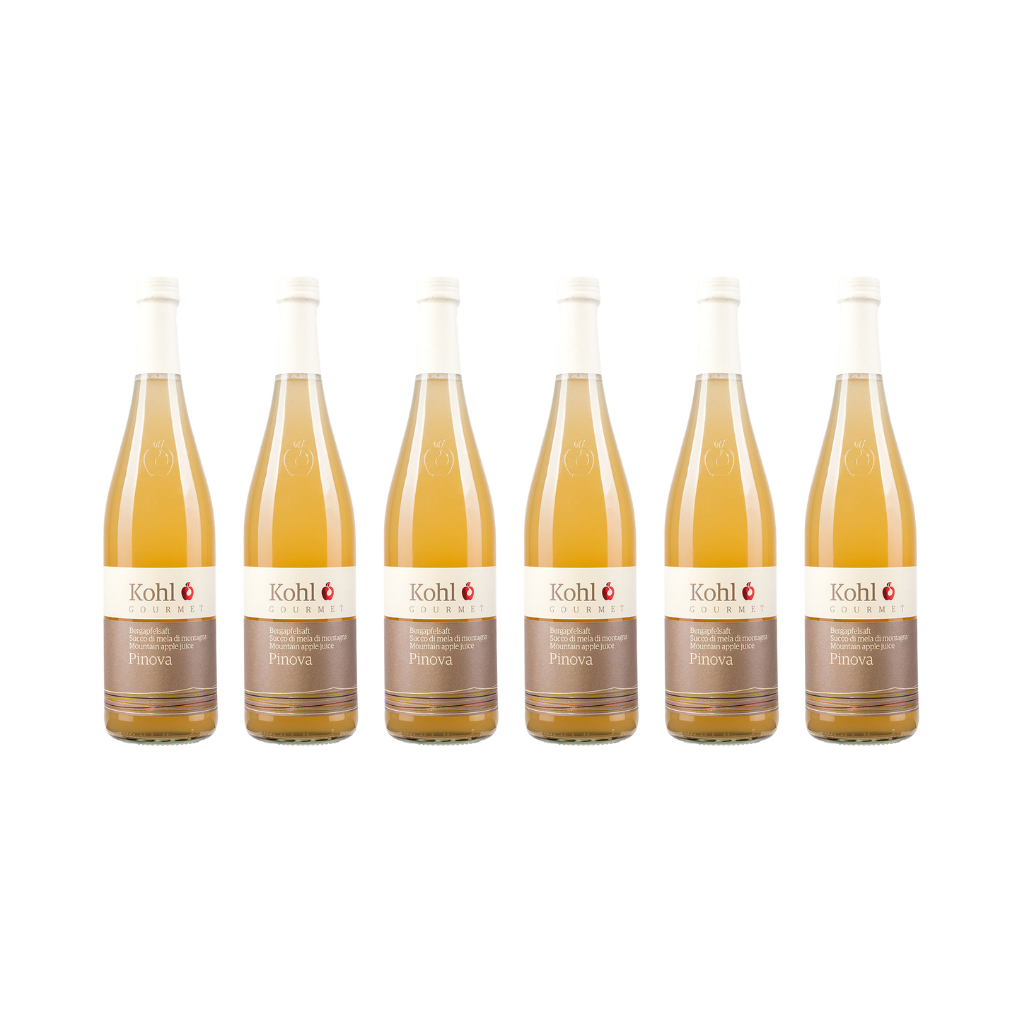 Bergapfelsaft Pinova — 6× 750 ml