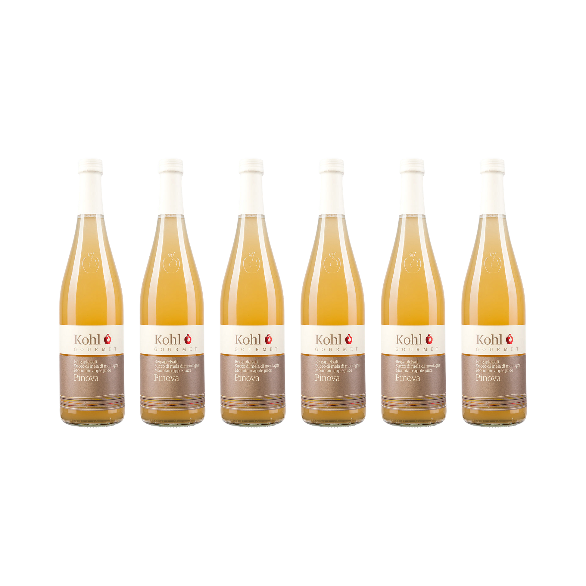 Bergapfelsaft Pinova — 6× 750 ml