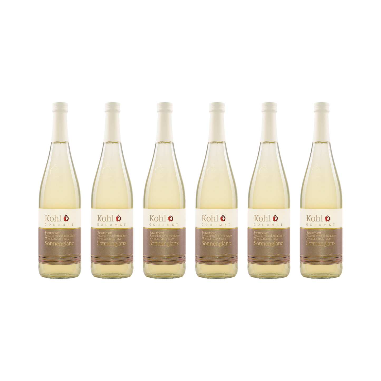 Bergapfelsaft Sonnenglanz — 6× 750 ml