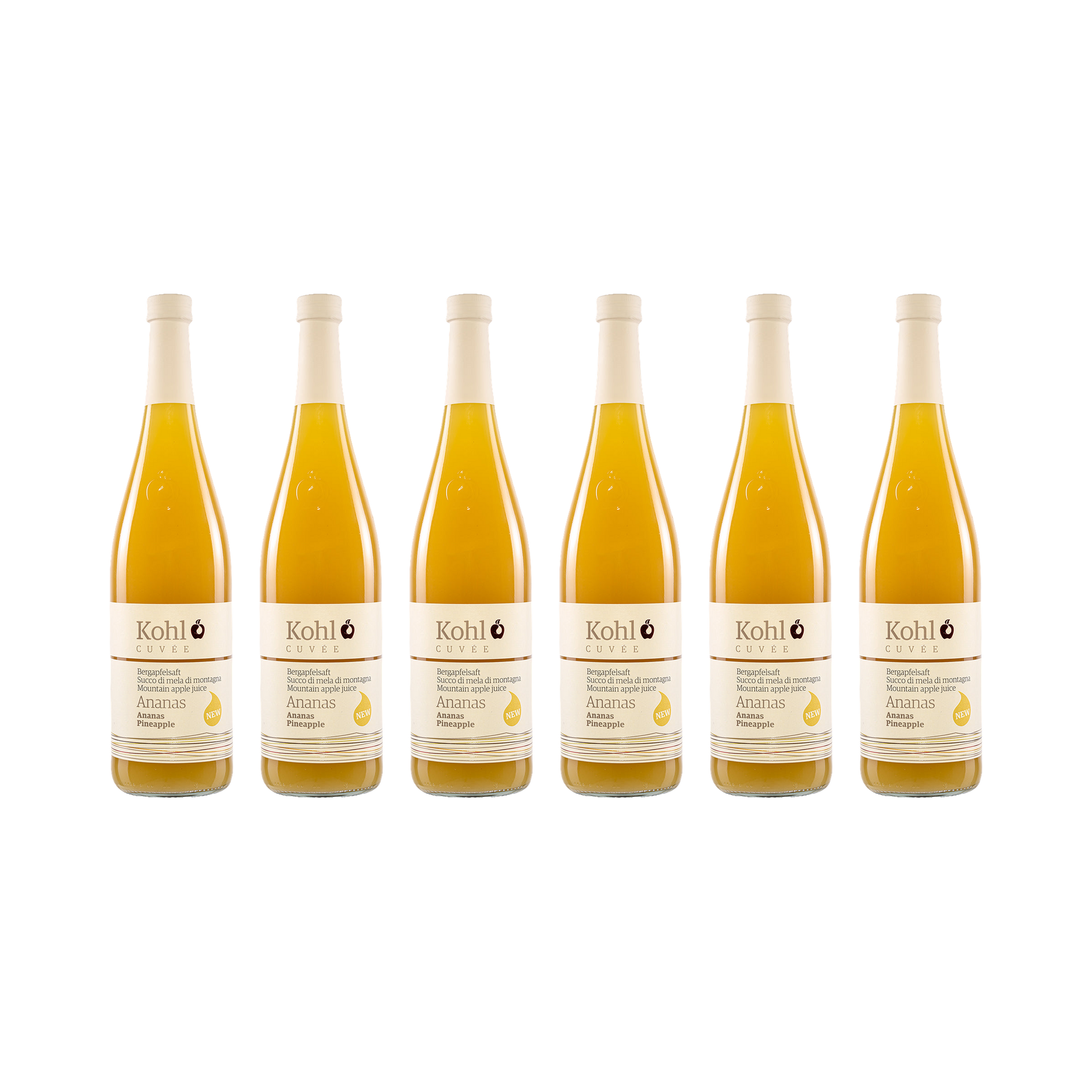 Apfelsaft mit Ananas — 6× 750 ml