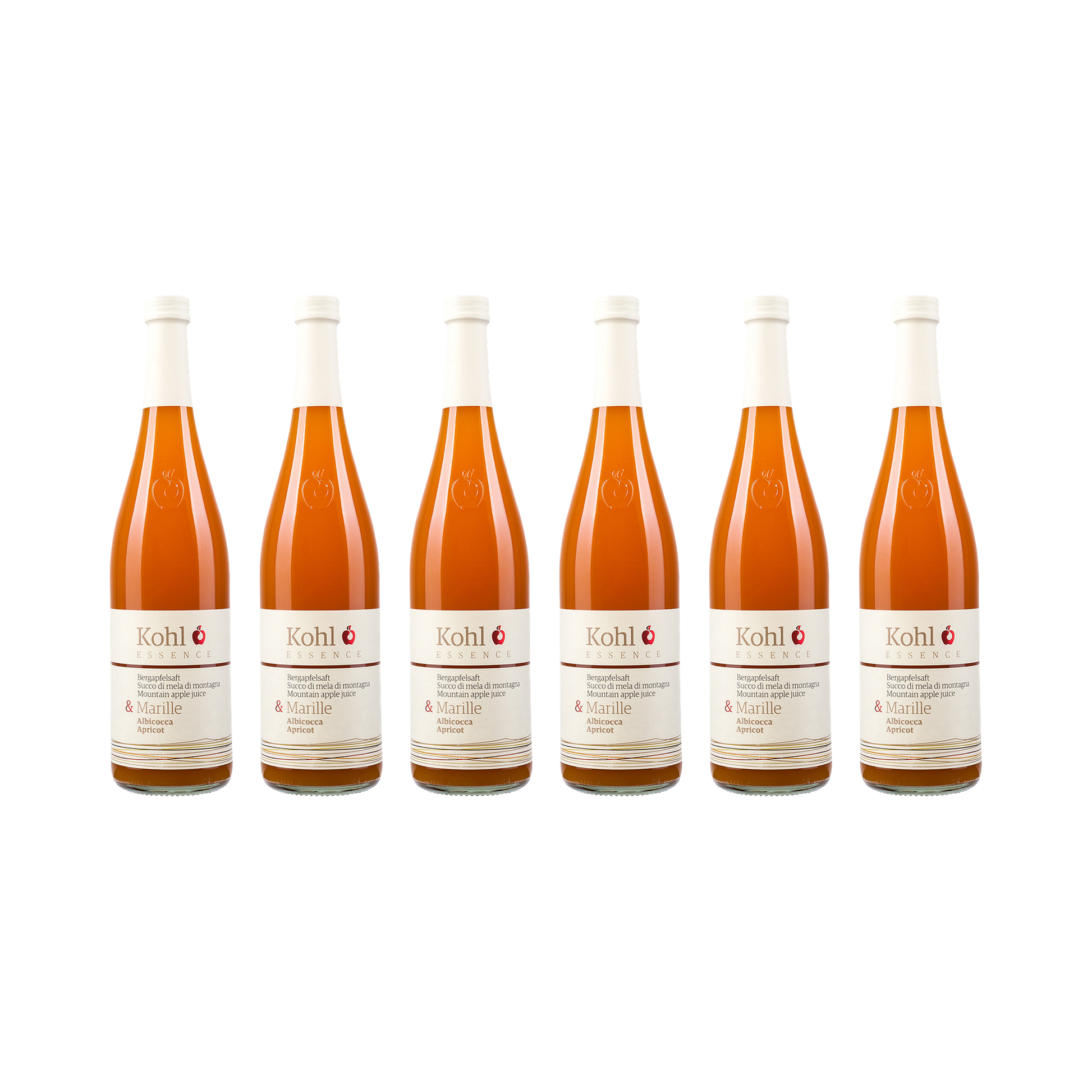 Apfelsaft mit Marille — 6× 750 ml